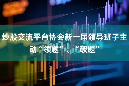 炒股交流平台协会新一届领导班子主动“领题”、“破题”