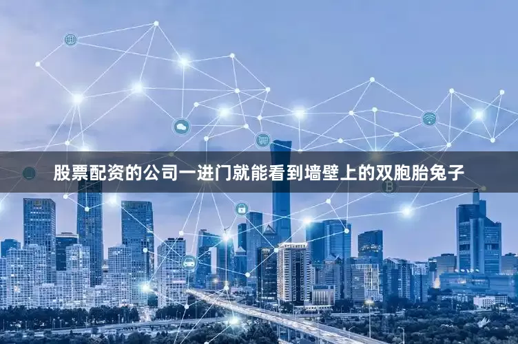 股票配资的公司一进门就能看到墙壁上的双胞胎兔子